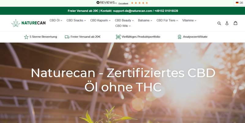NATURECAN Onlineshop